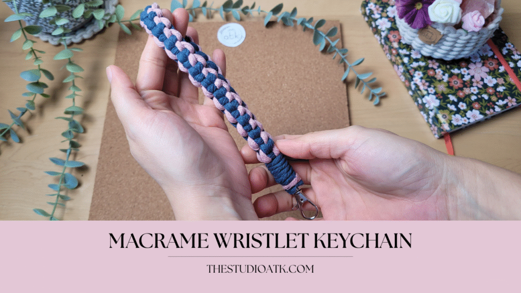 How to Make a Macrame Wristlet Keychain