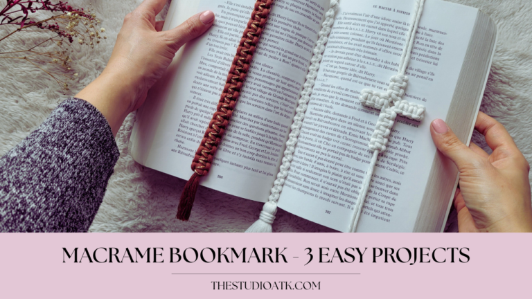 How to make Macrame Bookmark – 3 Easy Projects